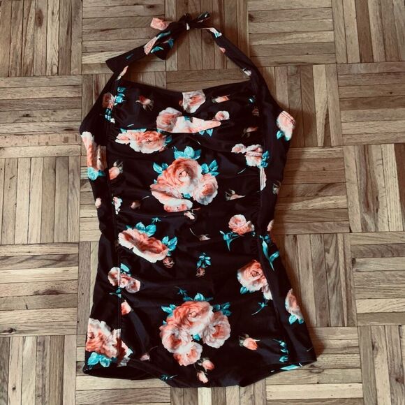 Molybell Boyleg Ruched Swimsuit with Tummy Control, Size Large NWOT - Picture 12 of 12